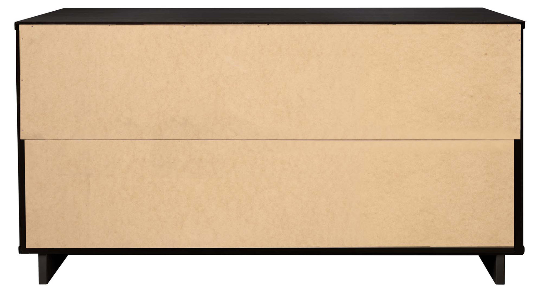 Granville 2-Piece Tall Chest and Double Dresser Set in Black - Ornate Home