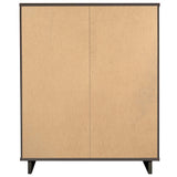 Granville 2-Piece Tall Chest and Double Dresser Set in Dark Grey - Ornate Home