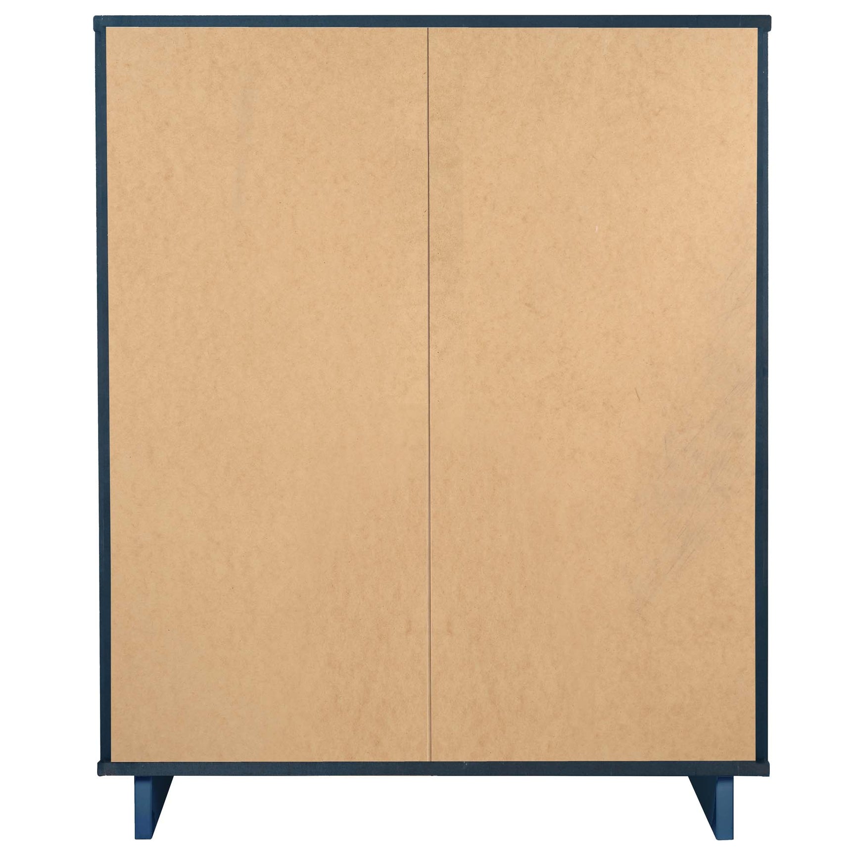 Granville 2-Piece Tall Chest and Double Dresser Set in Midnight Blue - Ornate Home