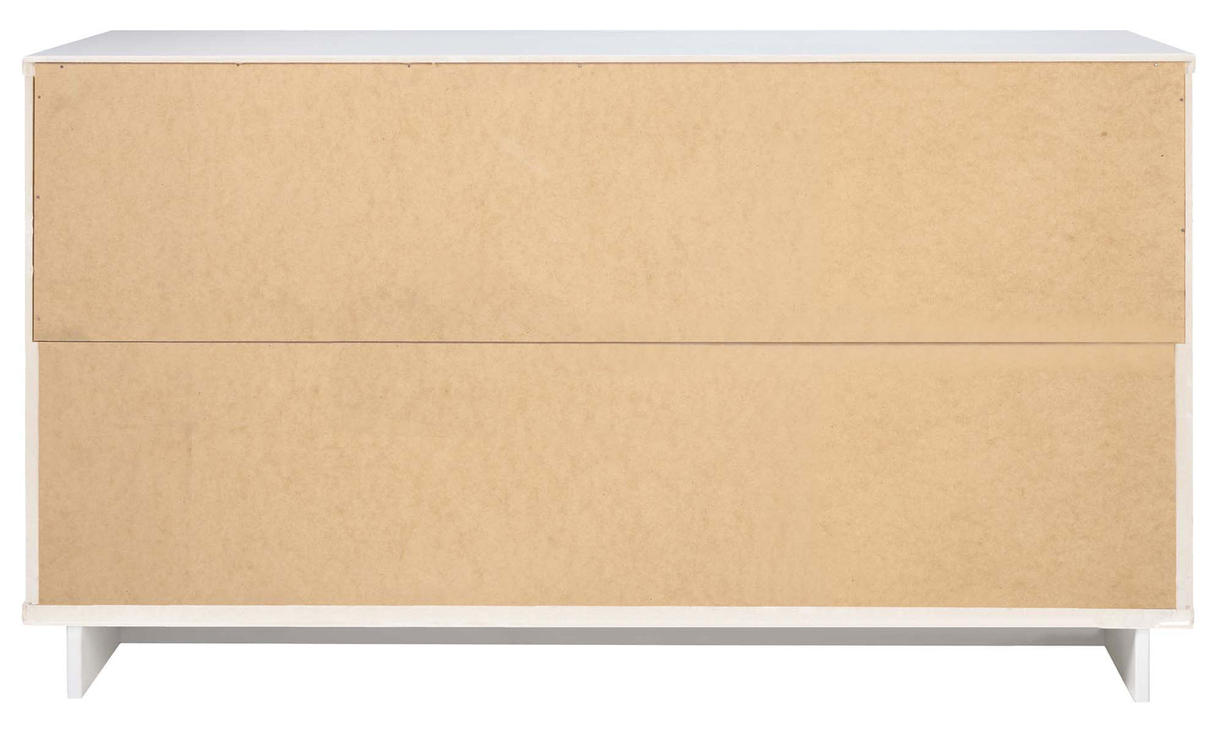 Granville 2-Piece Tall Chest and Double Dresser Set in White - Ornate Home