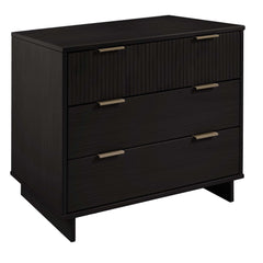 Granville 2-Piece Tall Chest and Standard Dresser Set in Black - Ornate Home