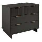 Granville 2-Piece Tall Chest and Standard Dresser Set in Dark Grey - Ornate Home