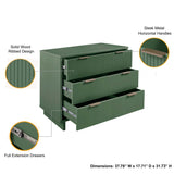 Granville 2-Piece Tall Chest and Standard Dresser Set in Sage Green - Ornate Home
