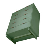 Granville 2-Piece Tall Chest and Standard Dresser Set in Sage Green - Ornate Home