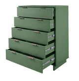Granville 2-Piece Tall Chest and Standard Dresser Set in Sage Green - Ornate Home