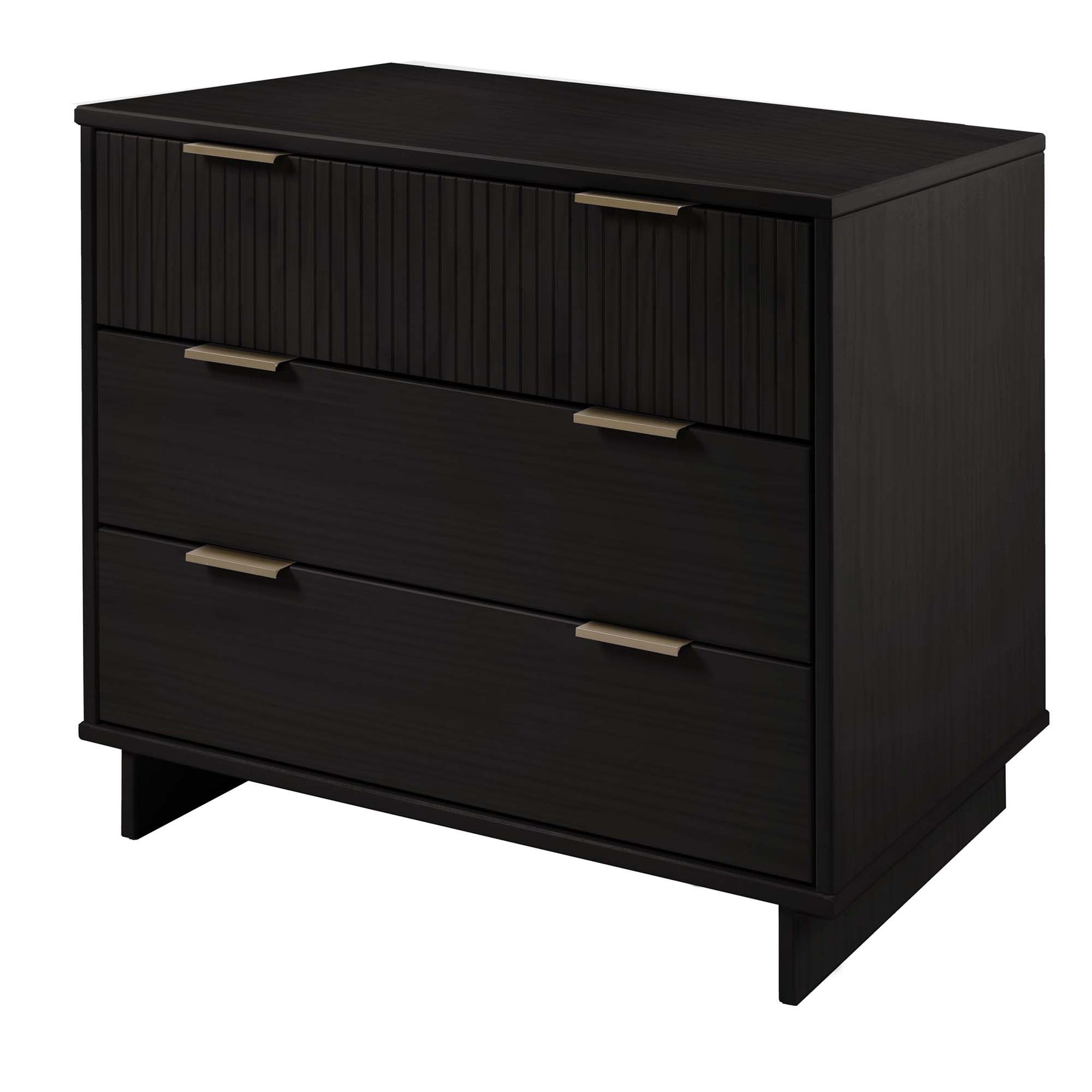 Granville 2-Piece Tall Narrow and Standard Dresser Set in Black - Ornate Home