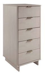 Granville 2-Piece Tall Narrow and Standard Dresser Set in Light Grey - Ornate Home