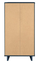 Granville 2-Piece Tall Narrow and Standard Dresser Set in Midnight Blue - Ornate Home