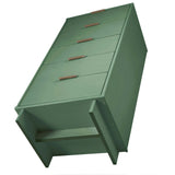 Granville 2-Piece Tall Narrow and Standard Dresser Set in Sage Green - Ornate Home
