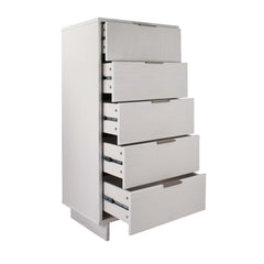 Granville 2-Piece Tall Narrow and Standard Dresser Set in White - Ornate Home