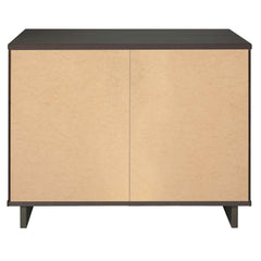 Granville 3-Piece Standard Dresser, Tall Narrow Chest and Nightstand Set in Dark Grey - Ornate Home