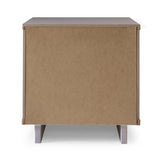 Granville 3-Piece Standard Dresser, Tall Narrow Chest and Nightstand Set in Light Grey - Ornate Home