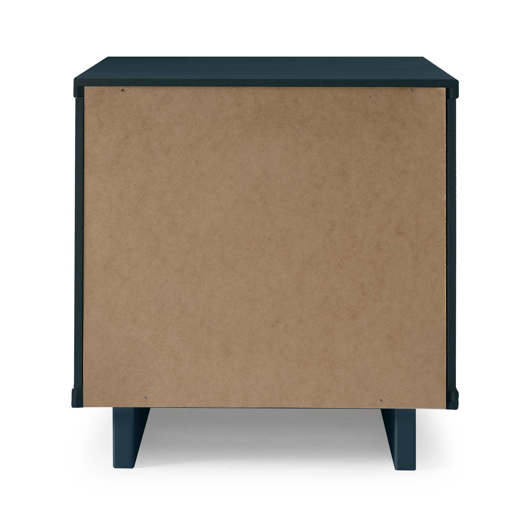 Granville 3-Piece Standard Dresser, Tall Narrow Chest and Nightstand Set in Midnight Blue - Ornate Home