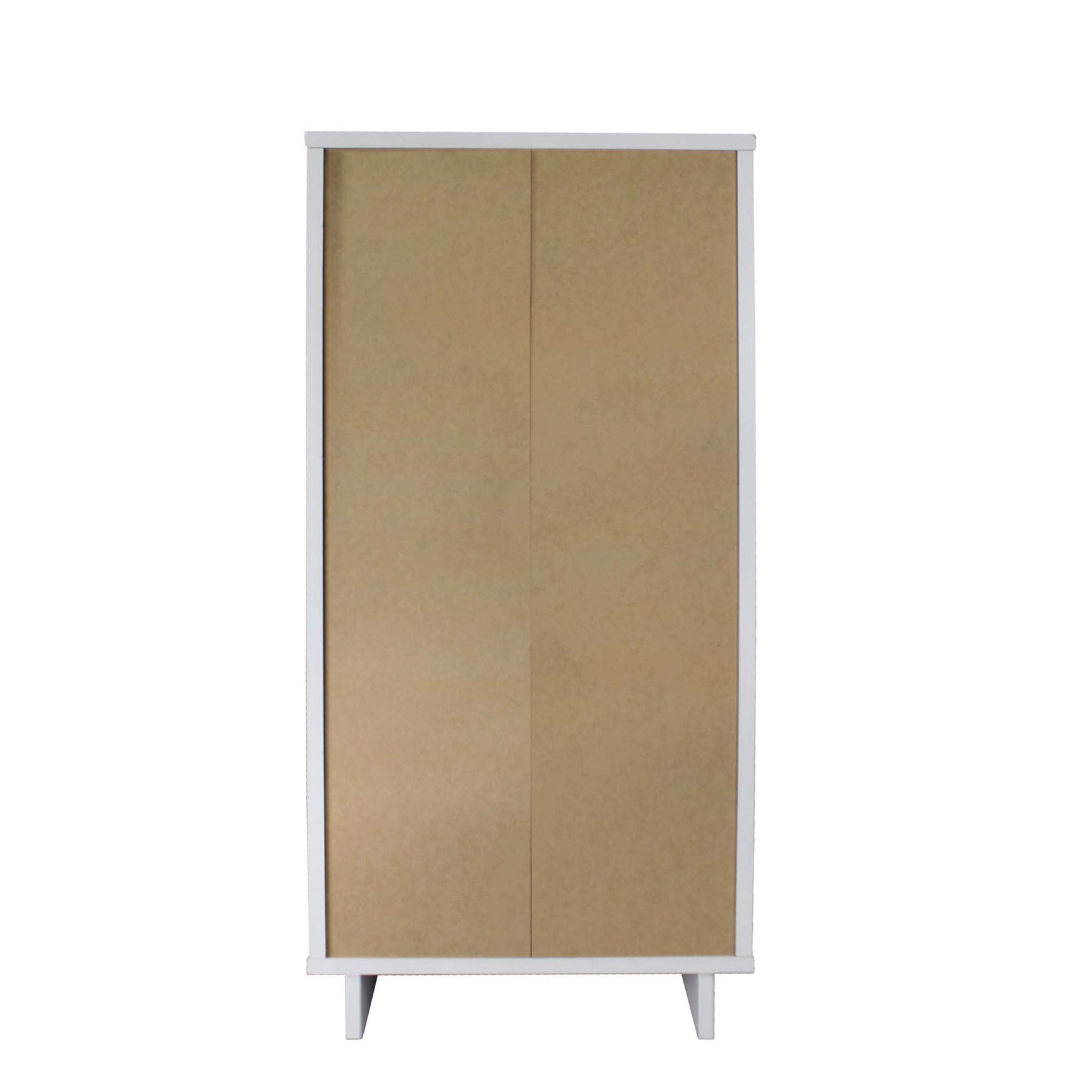 Granville 3-Piece Standard Dresser, Tall Narrow Chest and Nightstand Set in White - Ornate Home
