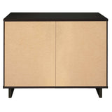 Granville 3-Piece Tall Narrow Chest, Double Dresser Set and Standard Dresser Set in Black - Ornate Home