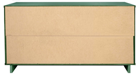 Granville 3-Piece Tall Narrow Chest, Double Dresser Set and Standard Dresser Set in Sage Green - Ornate Home