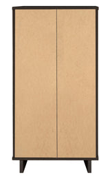 Granville 3-Piece Tall Narrow Chest, Double Dresser and Nightstand Set in Dark Grey - Ornate Home