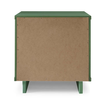 Granville 3-Piece Tall Narrow Chest, Double Dresser and Nightstand Set in Sage Green - Ornate Home