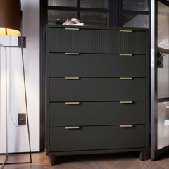Granville 45.27 Tall Dresser in Dark Grey - Ornate Home