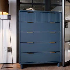 Granville 45.27 Tall Dresser in Midnight Blue - Ornate Home