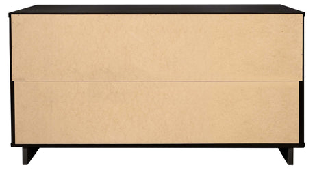 Granville 55.07 Double Wide Dresser in Black - Ornate Home