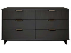 Granville 55.07 Double Wide Dresser in Dark Grey - Ornate Home