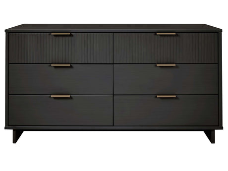Granville 55.07 Double Wide Dresser in Dark Grey - Ornate Home