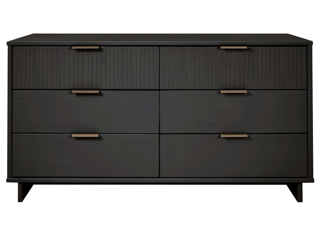 Granville 55.07 Double Wide Dresser in Dark Grey - Ornate Home