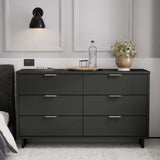 Granville 55.07 Double Wide Dresser in Dark Grey - Ornate Home
