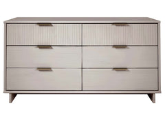 Granville 55.07 Double Wide Dresser in Light Grey - Ornate Home