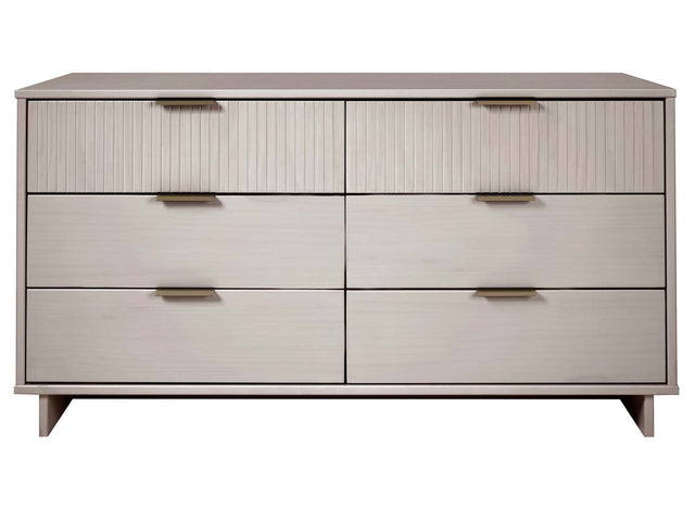 Granville 55.07 Double Wide Dresser in Light Grey - Ornate Home