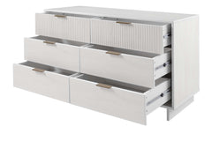 Granville 55.07 Double Wide Dresser in White - Ornate Home