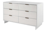 Granville 55.07 Double Wide Dresser in White - Ornate Home
