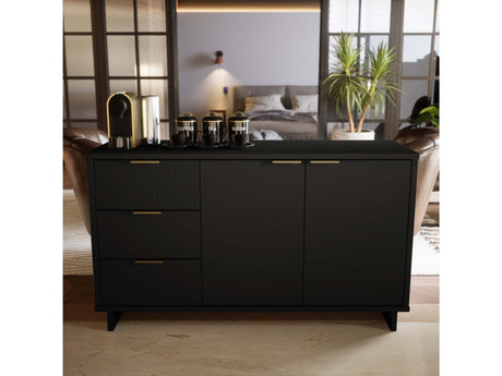 Granville 55.07 Sideboard in Black - Ornate Home
