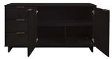 Granville 55.07 Sideboard in Black - Ornate Home