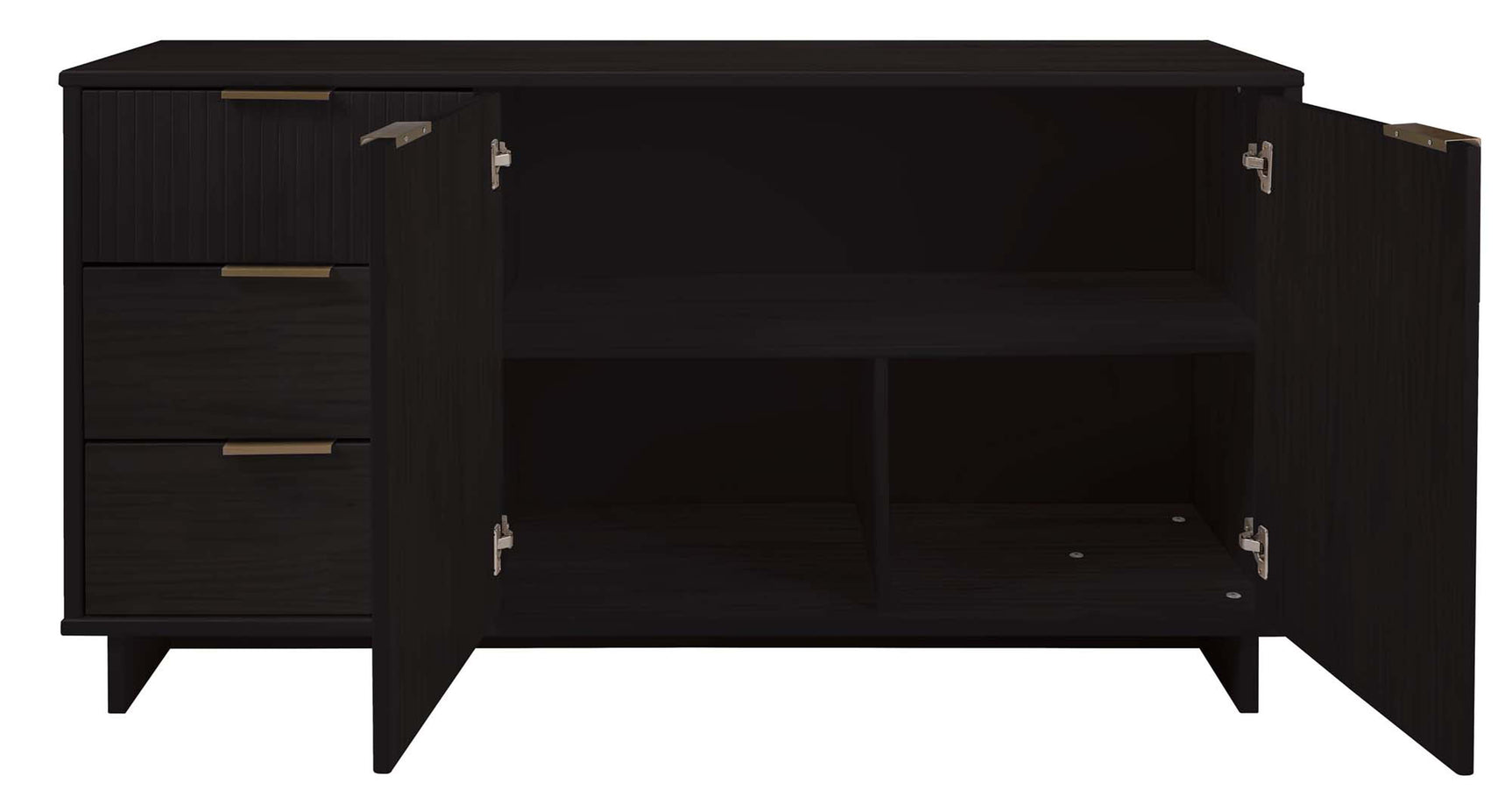 Granville 55.07 Sideboard in Black - Ornate Home