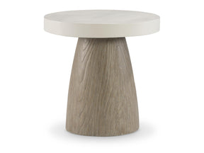 Granville Bone/Sea Oat Outdoor Side Table - Ornate Home