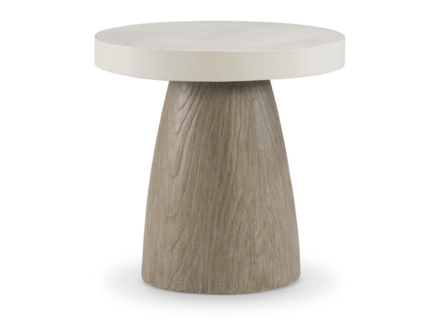 Granville Bone/Sea Oat Outdoor Side Table - Ornate Home