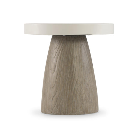 Granville Bone/Sea Oat Outdoor Side Table - Ornate Home