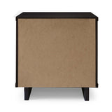 Granville Nightstand 1.0 in Black (set of 2) - Ornate Home