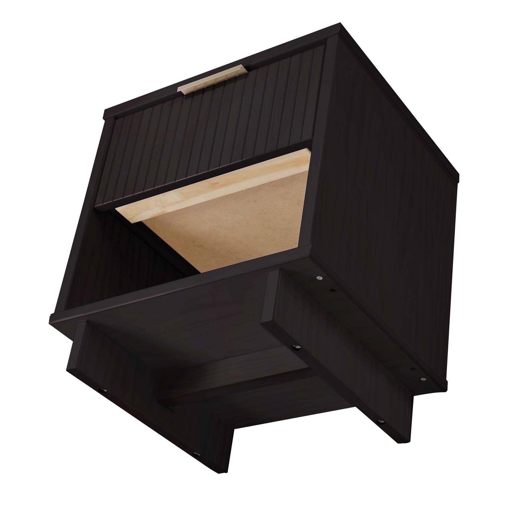 Granville Nightstand 1.0 in Black (set of 2) - Ornate Home