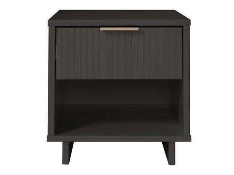 Granville Nightstand 1.0 in Dark Grey - Ornate Home