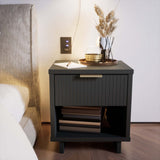 Granville Nightstand 1.0 in Dark Grey - Ornate Home