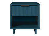 Granville Nightstand 1.0 in Midnight Blue - Ornate Home