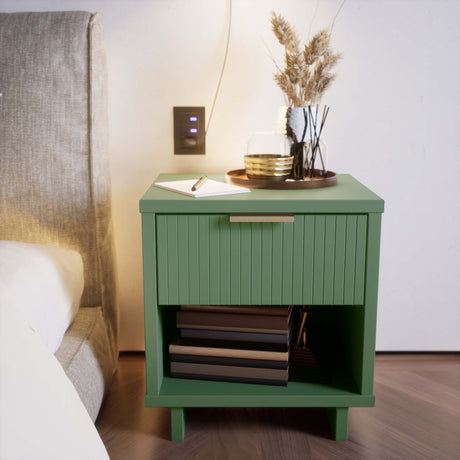 Granville Nightstand 1.0 in Sage Green - Ornate Home