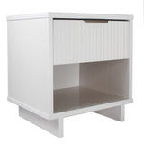Granville Nightstand 1.0 in White - Ornate Home