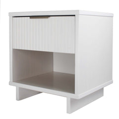 Granville Nightstand 1.0 in White (set of 2) - Ornate Home