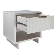 Granville Nightstand 1.0 in White (set of 2) - Ornate Home
