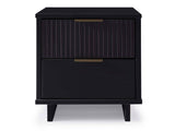 Granville Nightstand 2.0 in Black - Ornate Home