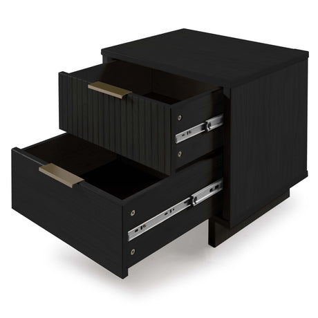 Granville Nightstand 2.0 in Black - Ornate Home